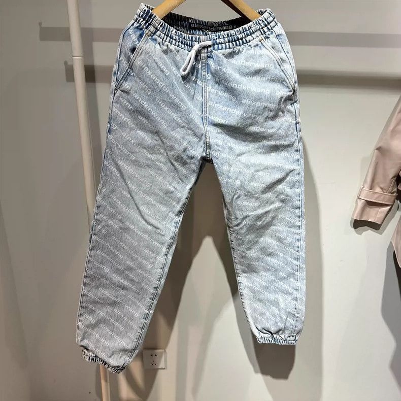 Alexander Wang Logo Print Jogger Pants-