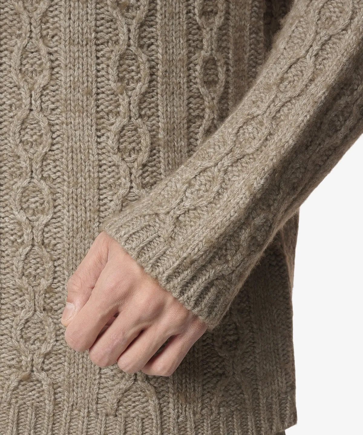 Our Legacy Our Legacy Roundneck Knit - Green/Beige Size US M / EU 48-50 / 2 - 4 Thumbnail
