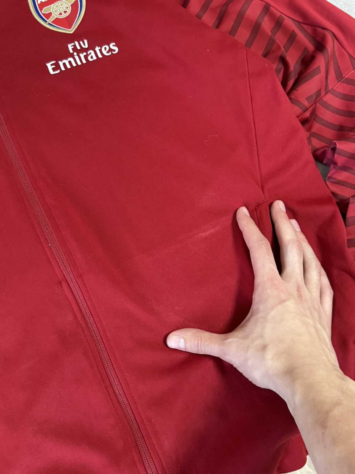 Puma × Vintage Puma Arsenal F. C. zip jacket hoodie soccer jersey size XL Size US XL / EU 56 / 4 - 10 Thumbnail