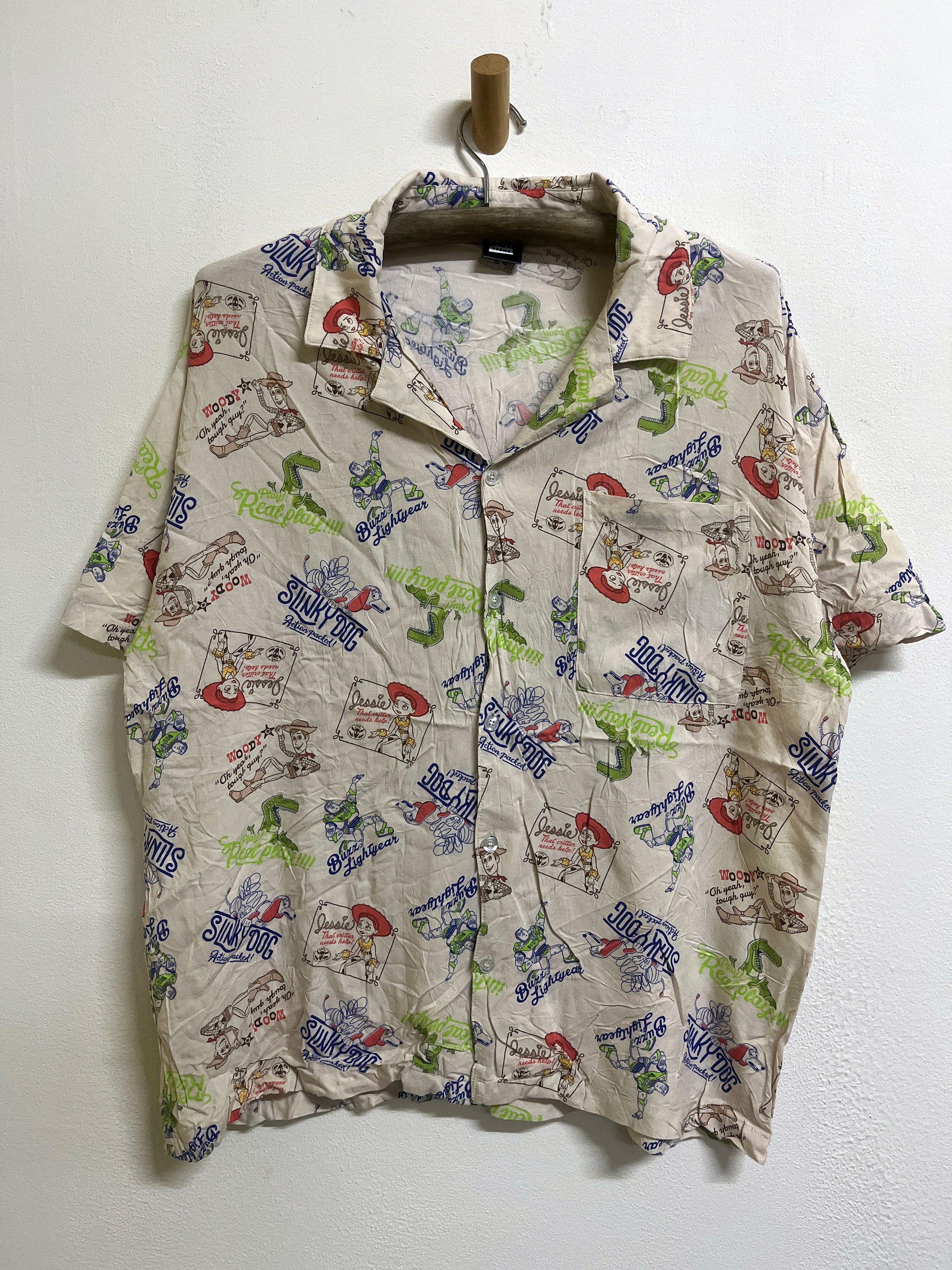 Sci-Fi Fantasy Toy Story Hawaii Short Sleeve 90s Film Animation Animated Size US L / EU 52-54 / 3 - 1 Thumbnail
