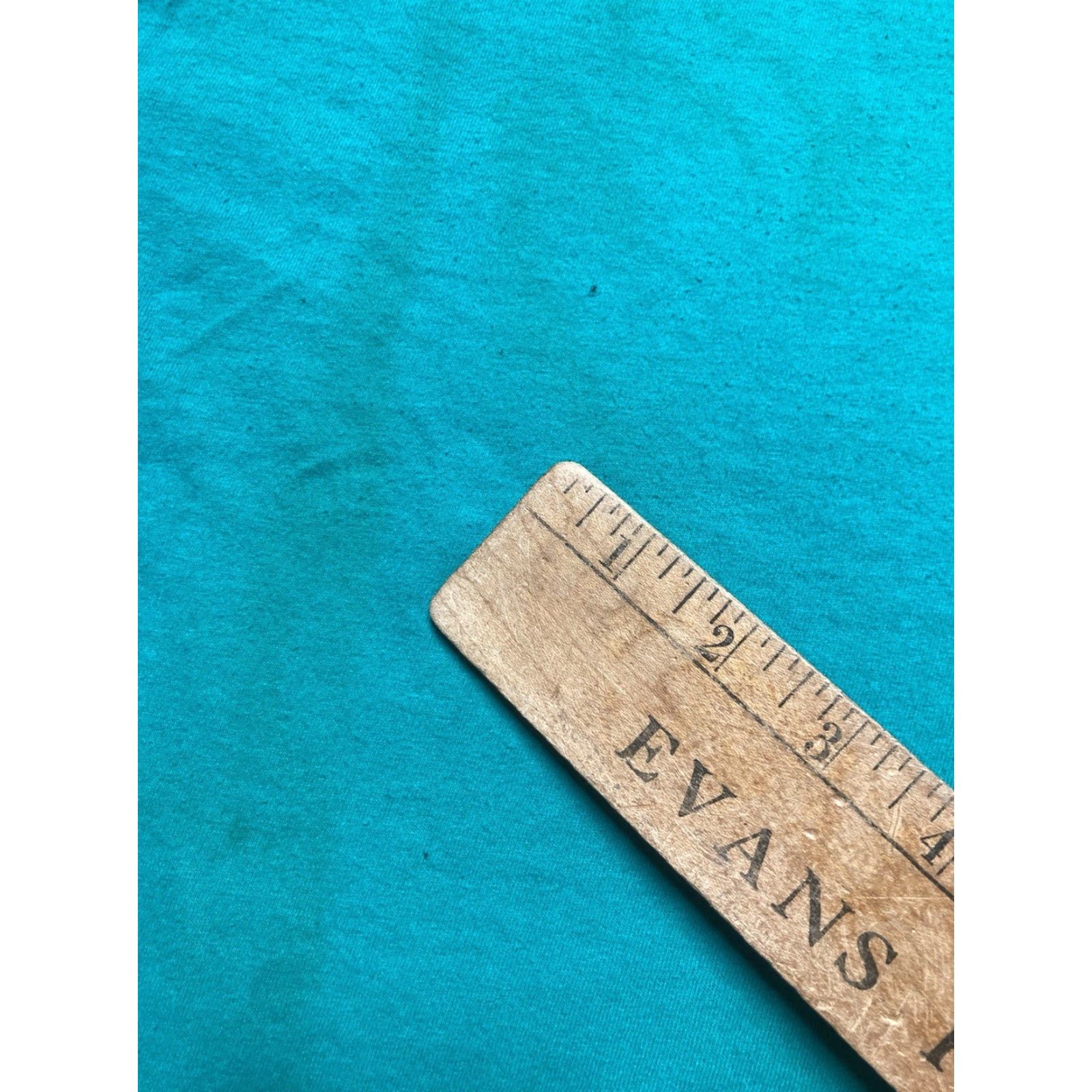 Fruit Of The Loom VINTAGE Fruit of the Loom T-Shirt Pocket Turquoise 80s Large Men Size US L / EU 52-54 / 3 - 6 Thumbnail