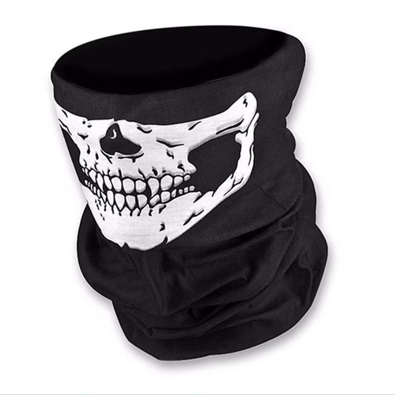 Other Unisex Adult Skeleton Skull Full Finger Halloween Gloves Size ONE SIZE - 8 Thumbnail