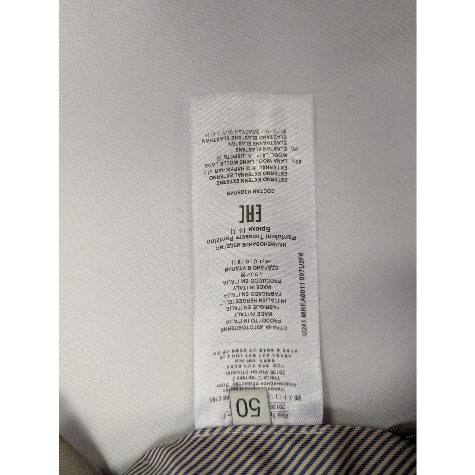 Etro o1rshd1 CC20 Dress Pantaloni Dress Pants in Multicolor Size US 34 / EU 50 - 12 Thumbnail