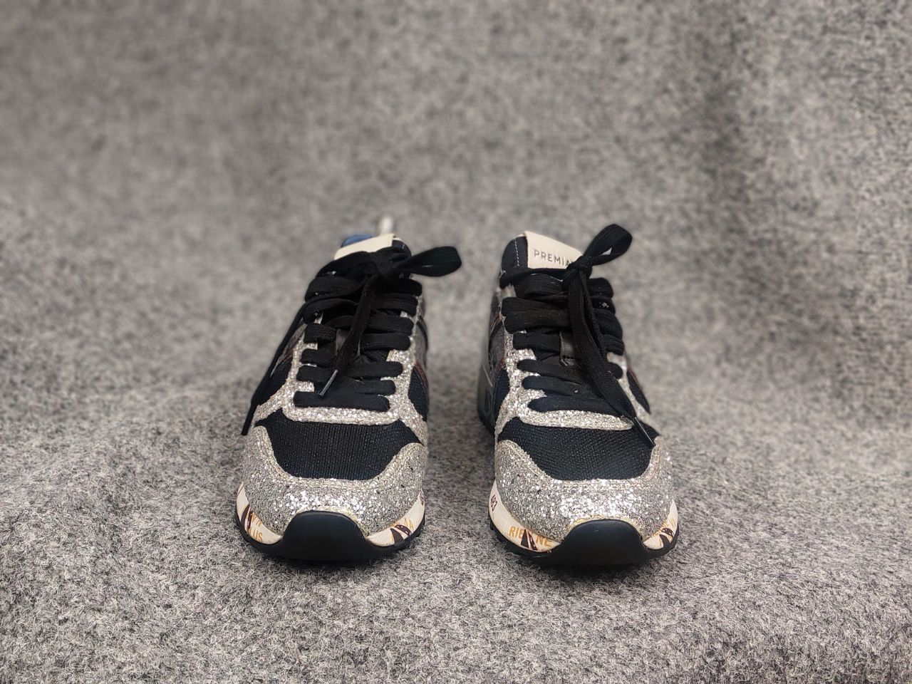 Premiata Premiata Italy Design Diane glitter toe sneakers Leather Size US 7 / IT 37 - 4 Thumbnail
