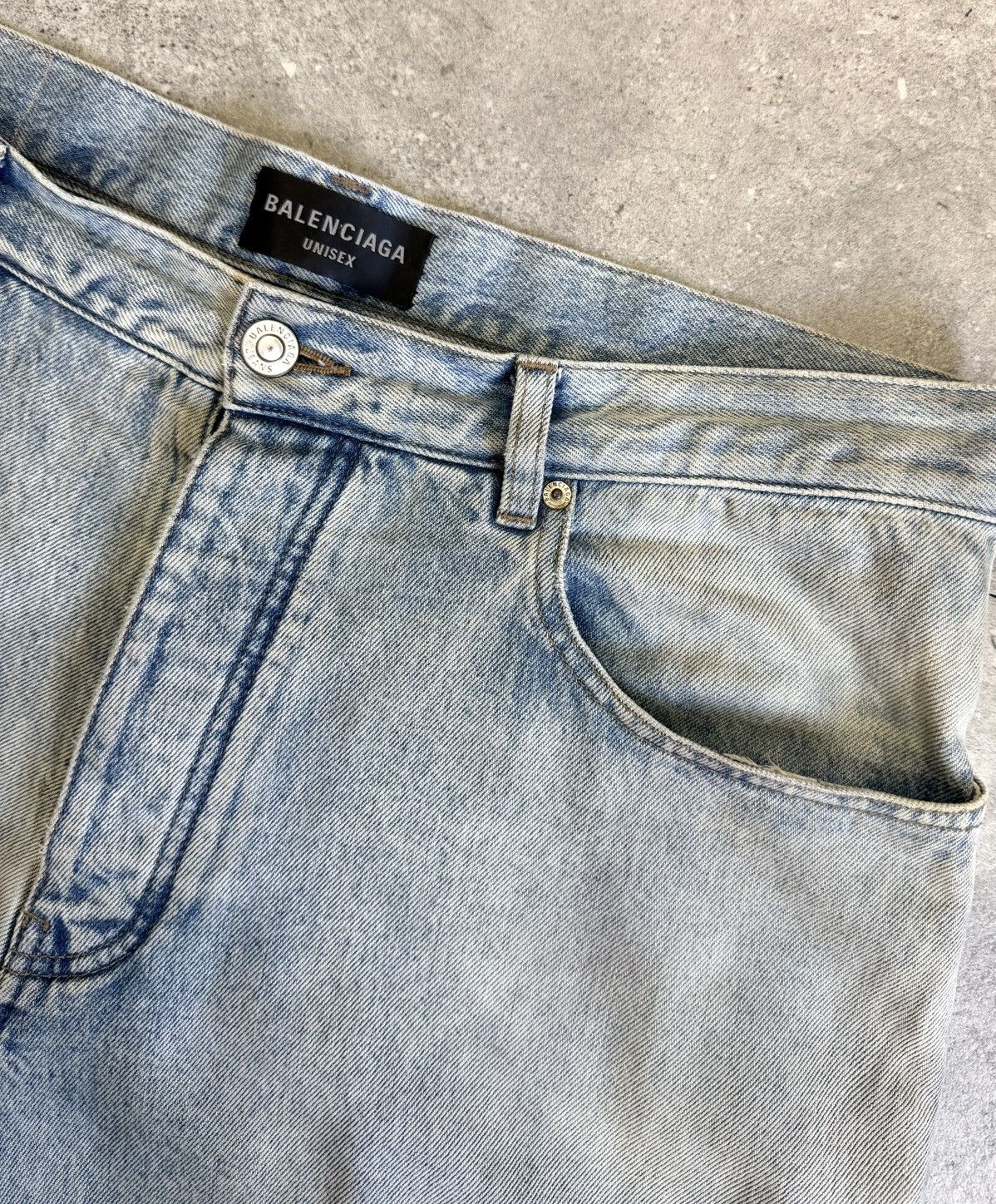 Balenciaga Balenciaga Sticker Denim Baggy Jeans Size US 38 / EU 54 - 5 Thumbnail