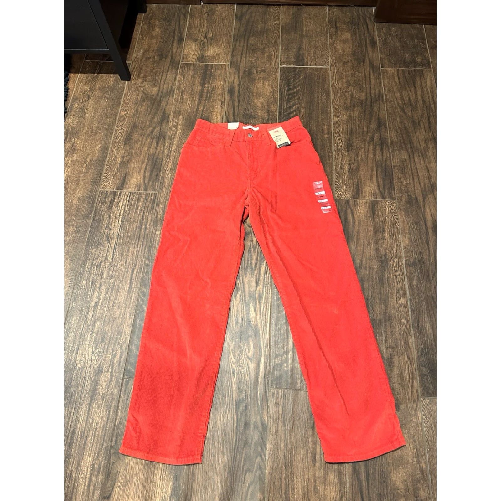 Levi's VINTAGE Levi’s Baggy Corduroy Pants Womens 31 x 31 Red Poppy 90s 80s Mens? Size 24" / US 00 / IT 34 - 2 Thumbnail