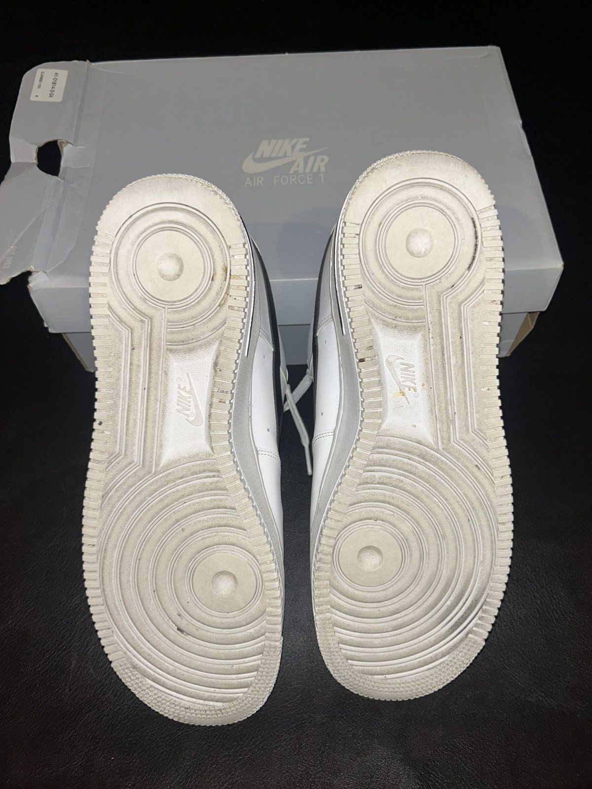 Nike Airforce 1 Black and White Size US 12 / EU 45 - 12 Thumbnail
