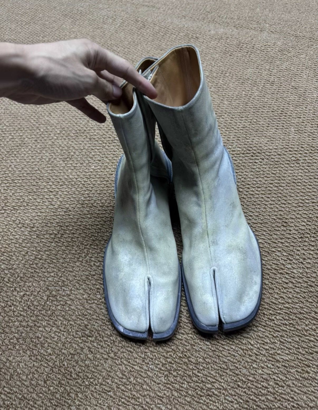 Maison Margiela Maison Margiela Painted Air Bag Tabi Chelsea Boots K37 Size US 11 / EU 44 - 9 Thumbnail