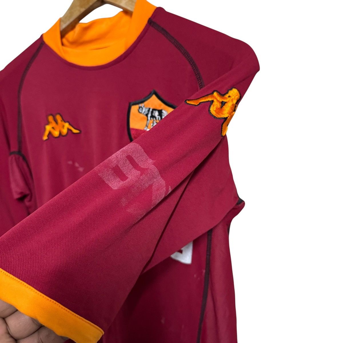 Kappa Vintage As Roma Jersey Kappa 2002 Mazda Size US L / EU 52-54 / 3 - 4 Thumbnail
