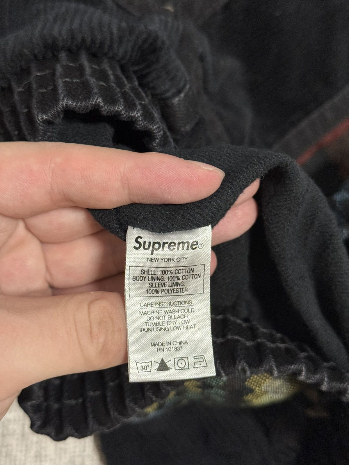 Supreme Supreme corduroy patchwork denim Jacket washed black Size US XL / EU 56 / 4 - 5 Thumbnail
