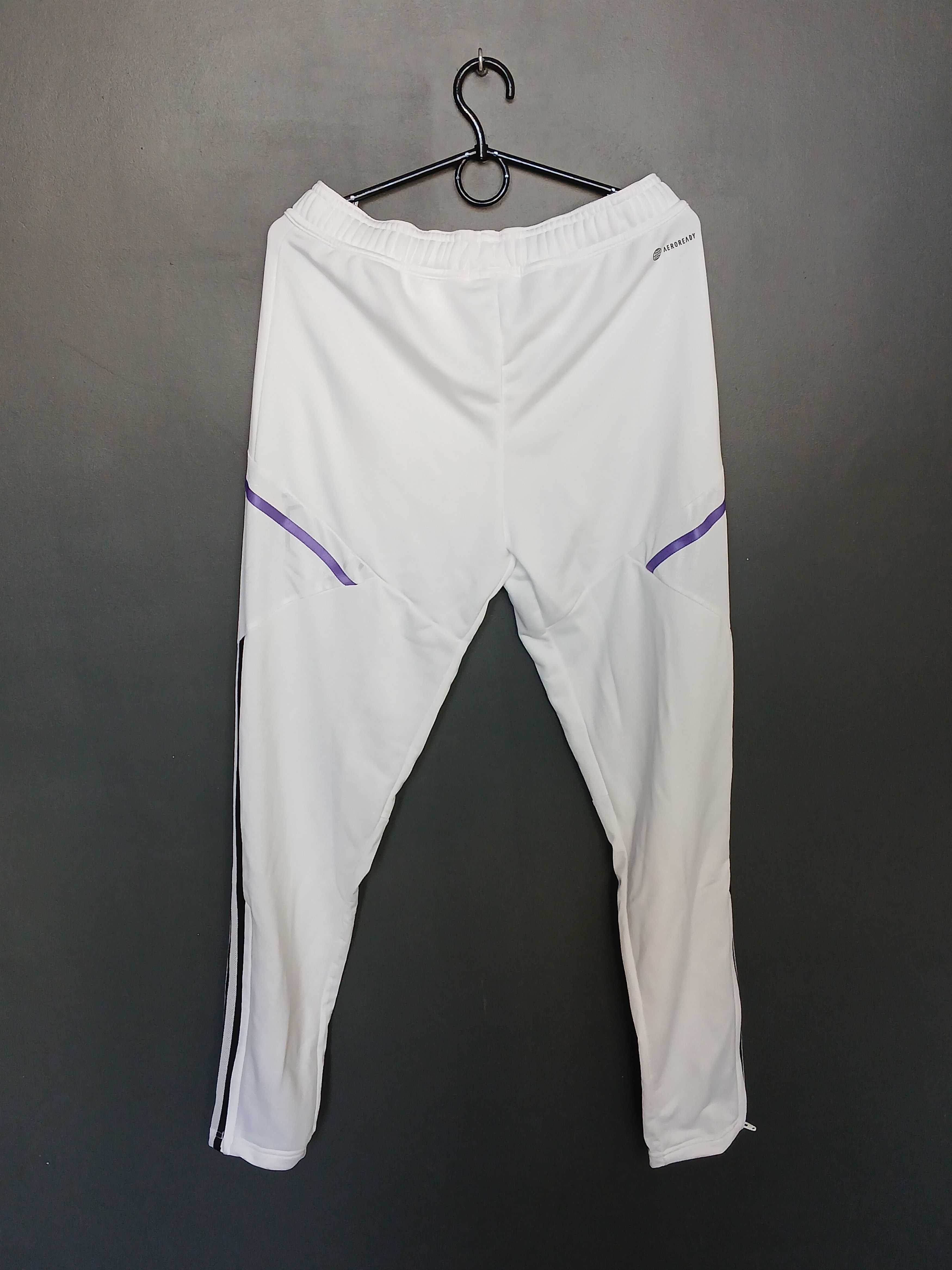 Adidas New KIDS Real Madrid Football Training Pants Size US 29 - 2 Thumbnail