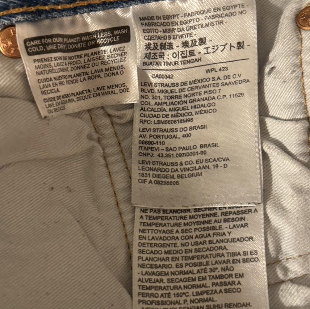 Levi's Light blue Levi's 501 jeans Size US 32 / EU 48 - 3 Thumbnail