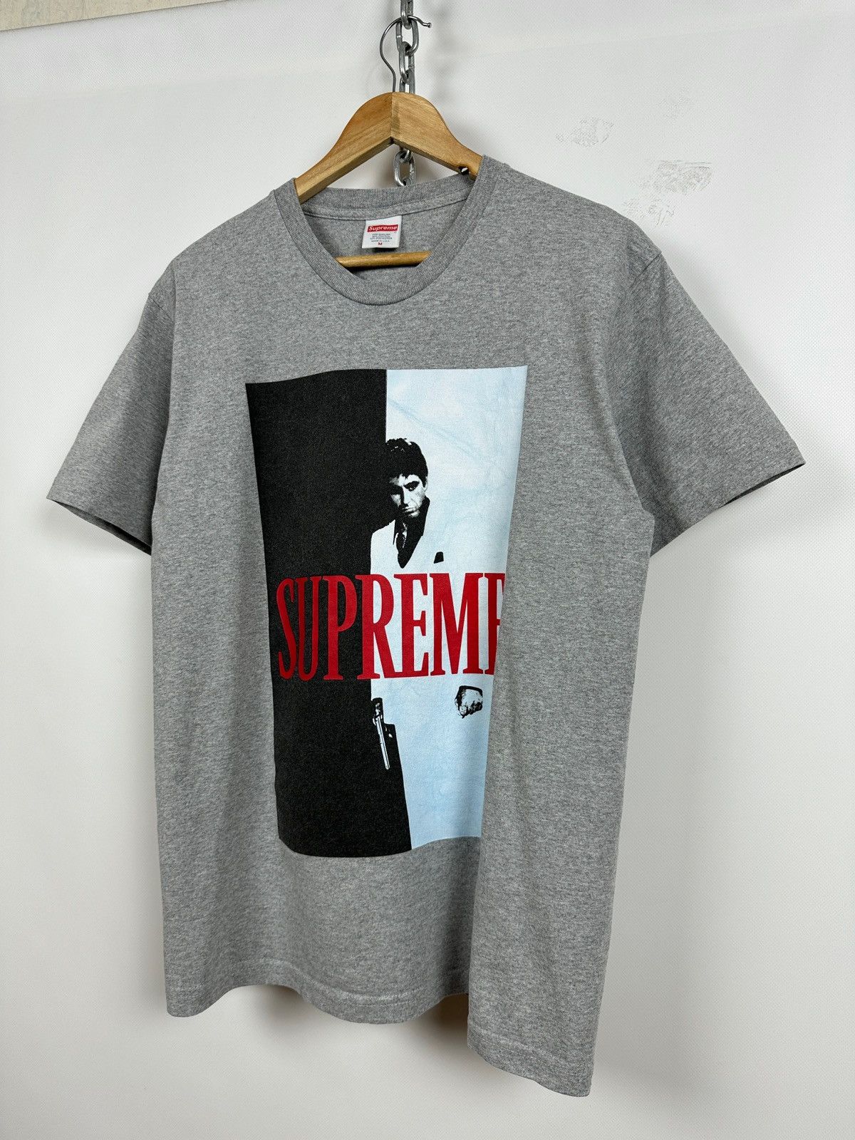 Supreme Supreme Scarface Grey T-Shirt Size US M / EU 48-50 / 2 - 3 Thumbnail