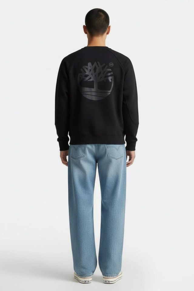 Timberland o1mle0426 Reglan Crewneck Sweatshirt in Black Size US L / EU 52-54 / 3 - 2 Thumbnail
