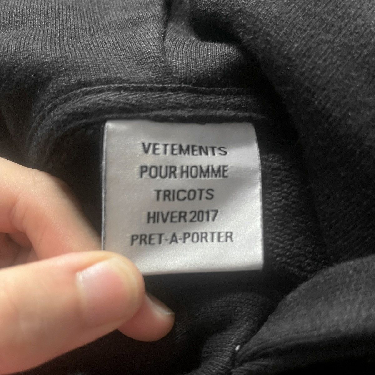 Vetements vetements “total fucking darkness” aw17 hoodie Size US XS / EU 42 / 0 - 7 Thumbnail