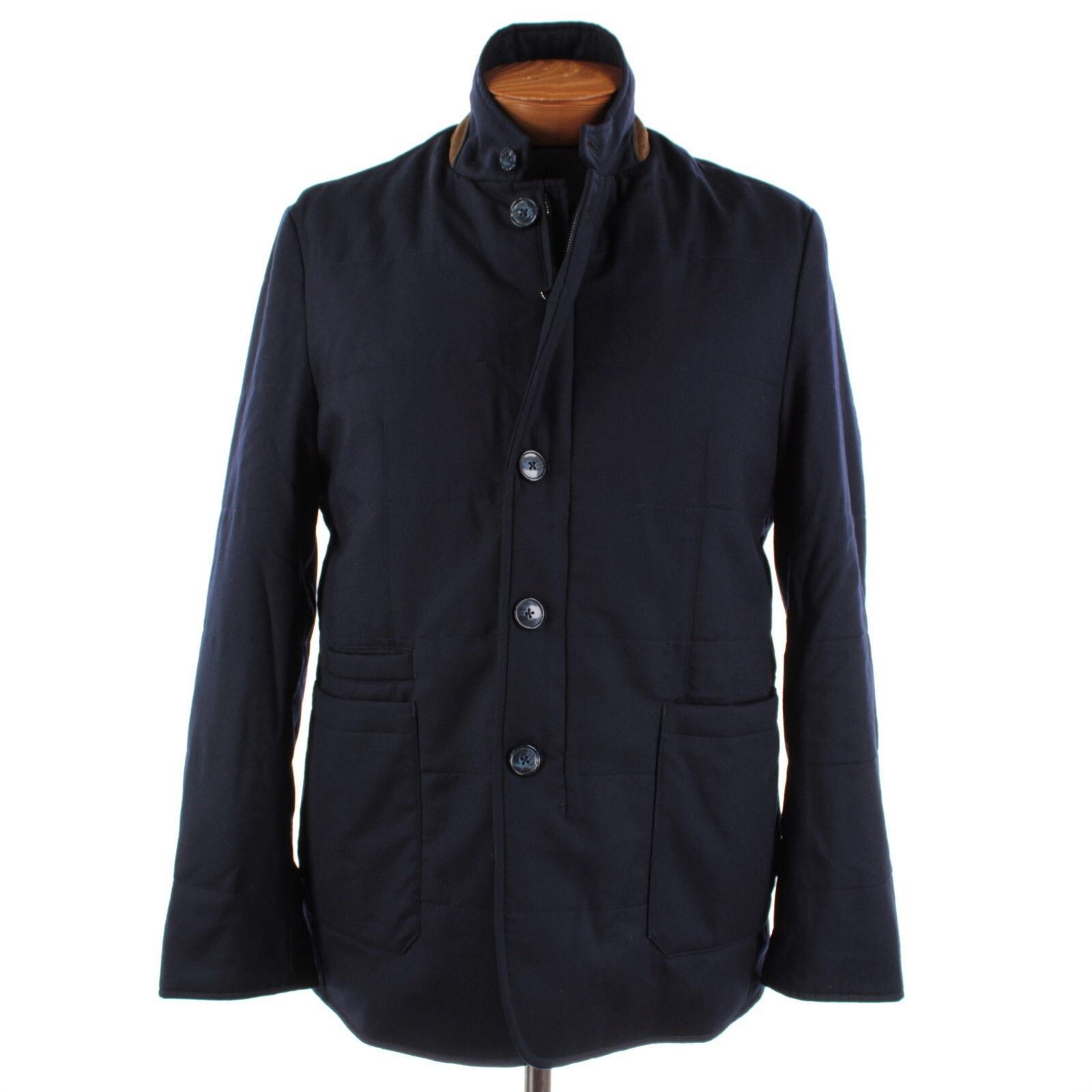 Zanella Coat Size L US In Blue Wool