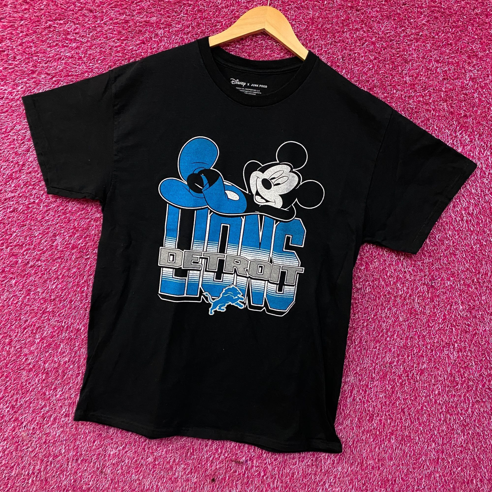 Junk Food Disney x Junk Food NFL Detroit Lions Mickey Mouse Kick Back Size US M / EU 48-50 / 2 - 3 Thumbnail