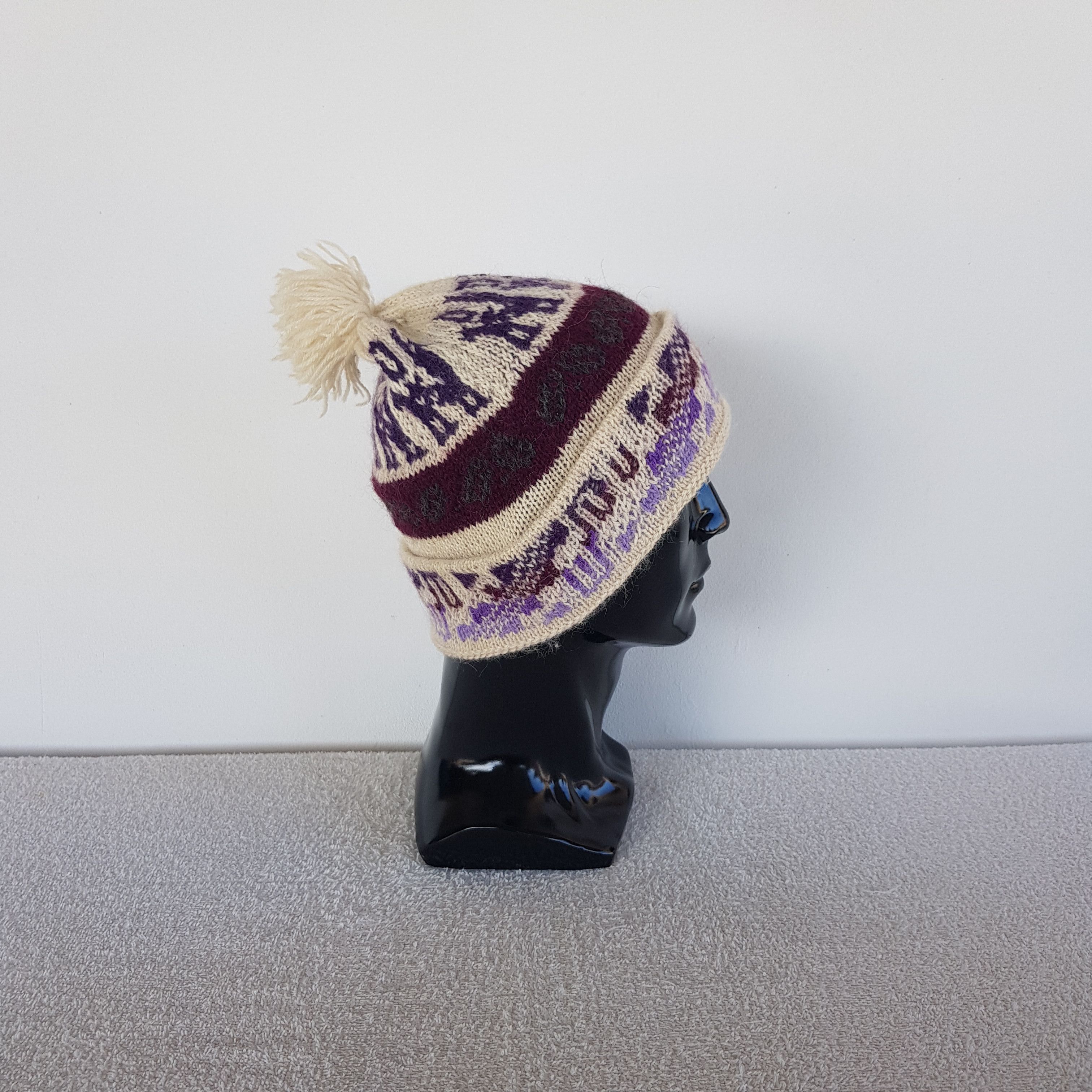 Japanese Brand Vintage Japanese Ski Beanie Ribbed Knit Snow Caps Hats. Size ONE SIZE - 4 Thumbnail