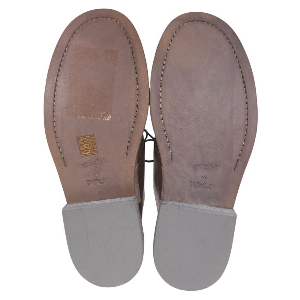 Marsell Marsell Distressed Metallic Leather Derbys US 10 EU 43 Mens Size US 10 / EU 43 - 7 Thumbnail