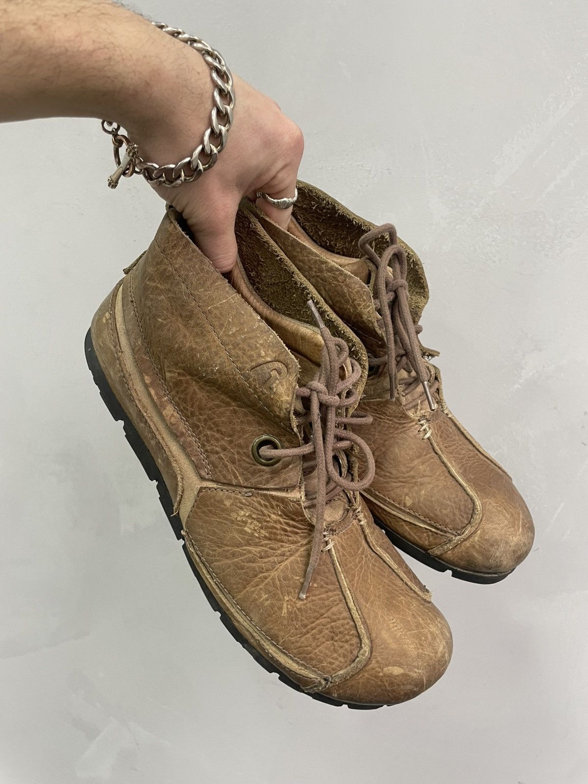 Japanese Brand 90s Vintage Leather Cowboy Leather Boots A.s. 98 shoes Size US 10 / EU 43 - 5 Thumbnail