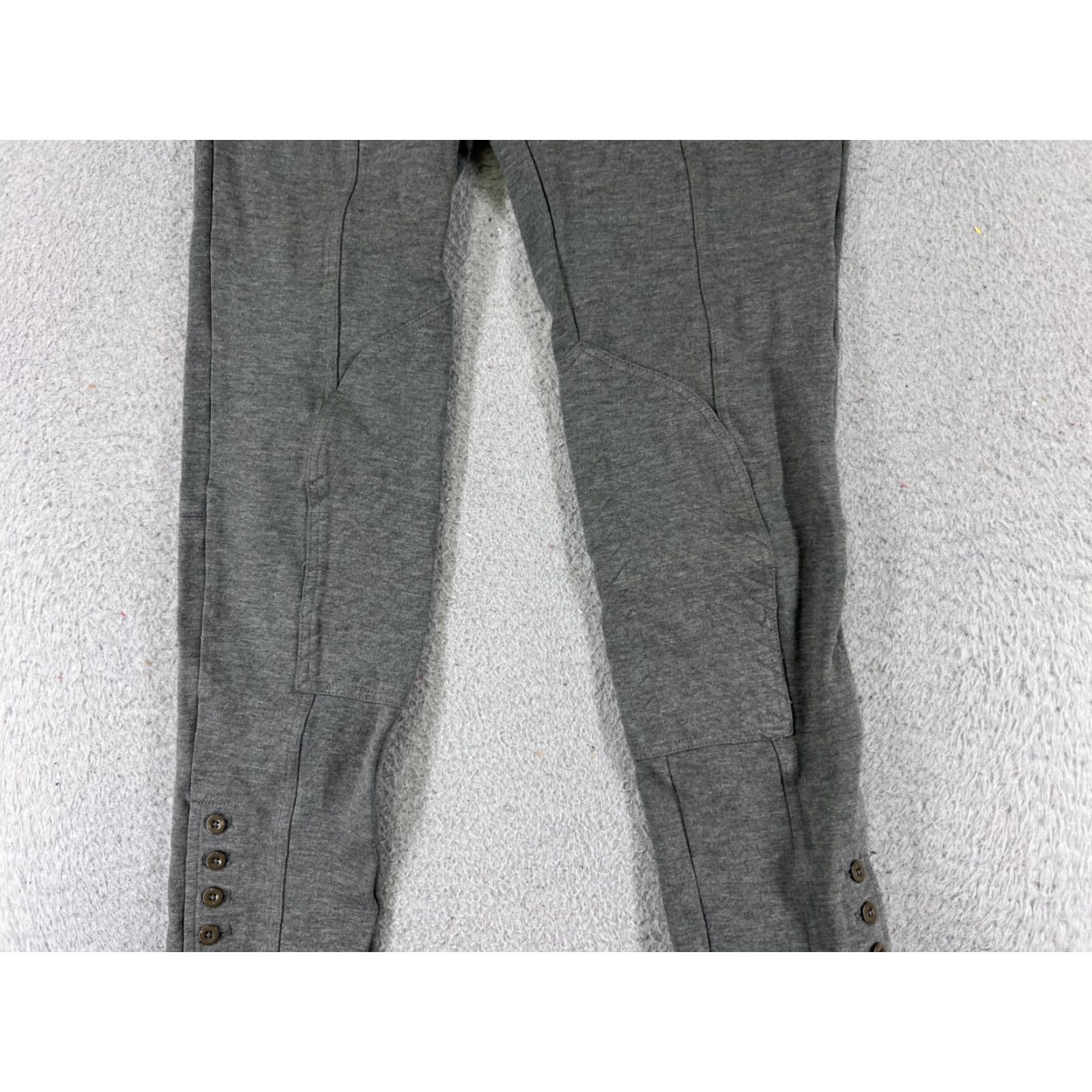 Marc Jacobs Marc Jacobs Pants Women 4 Gray Equestrian Riding Breeches Button Up Ankle 26x29 Size 27" / US 4 / IT 40 - 3 Thumbnail