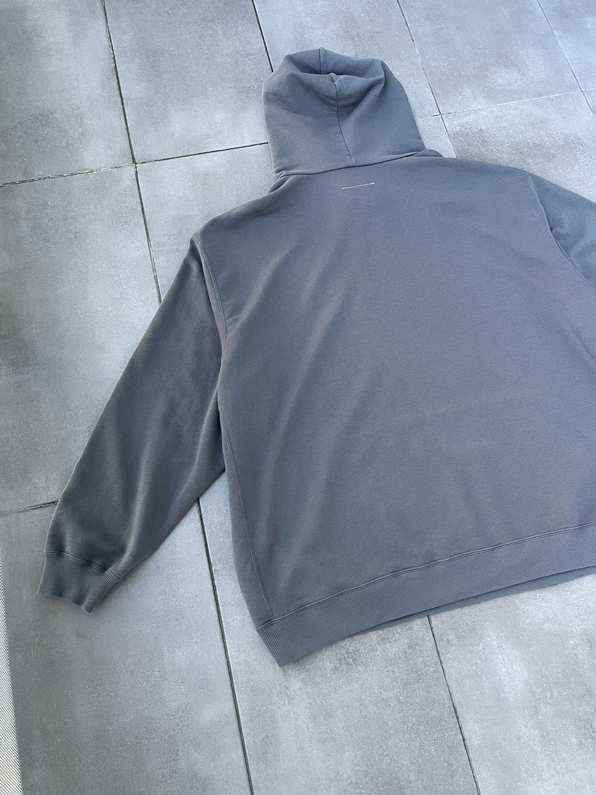 Maison Margiela !DS! SS23 Maison Margiela Logo Gray Oversized Hoodie Size XL / US 12-14 / IT 48-50 - 17 Thumbnail