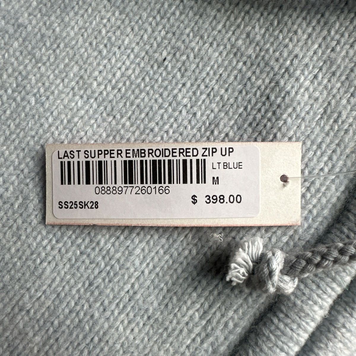 Supreme Supreme Last Supper Sweater Embroidered ZipUp-M IN