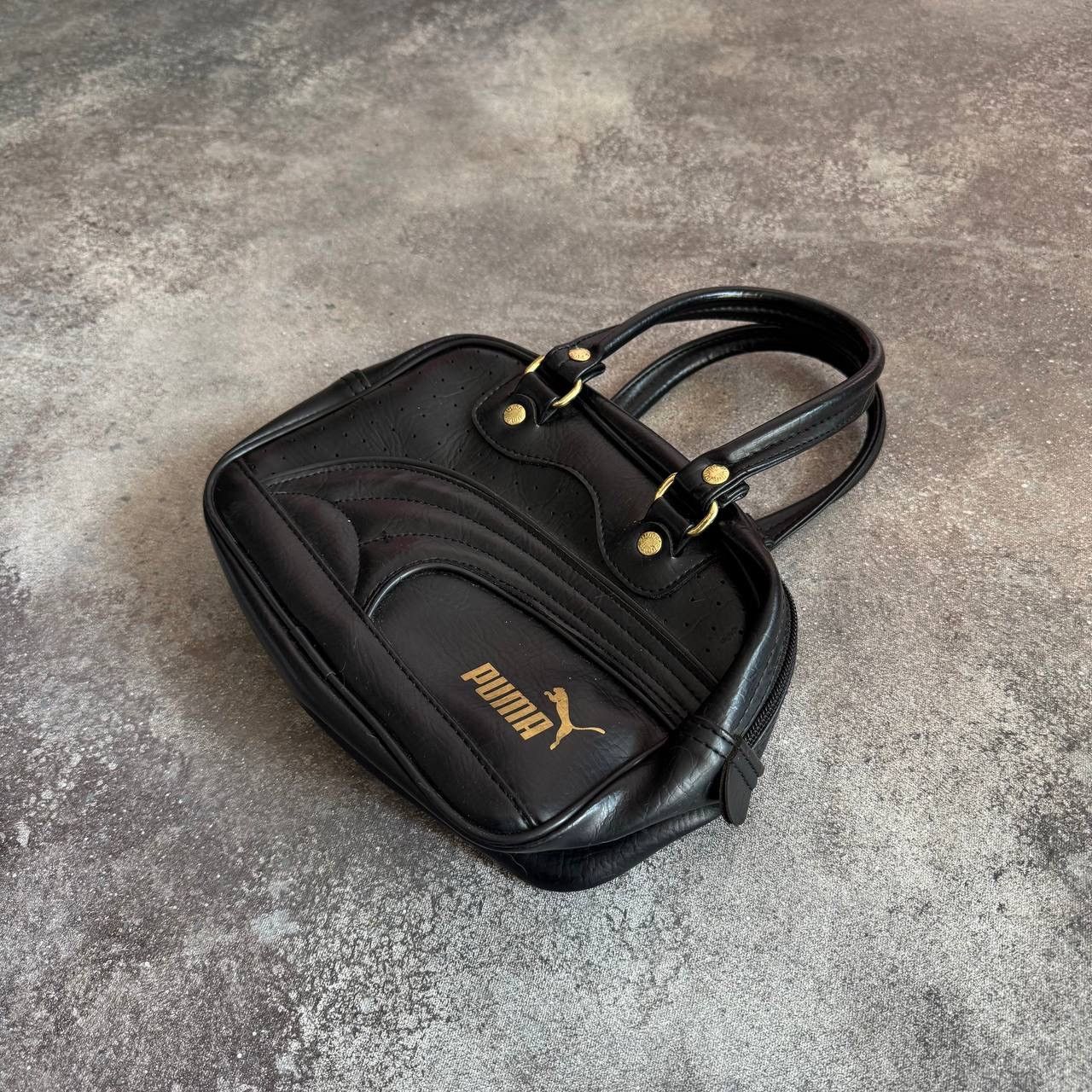 Puma Puma Vintage Y2K Total Black Handle Bag Size ONE SIZE - 7 Thumbnail