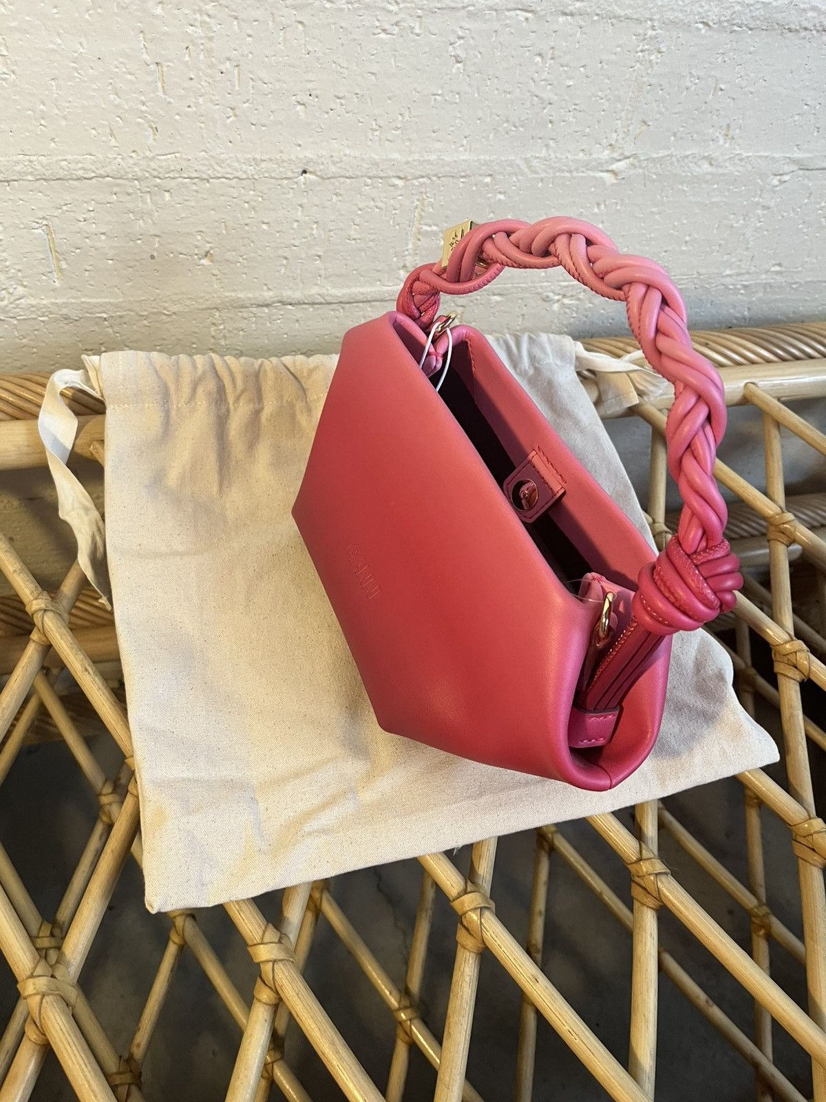 Ganni Fabulous hot pink Bou Bag from Ganni Size ONE SIZE - 4 Thumbnail