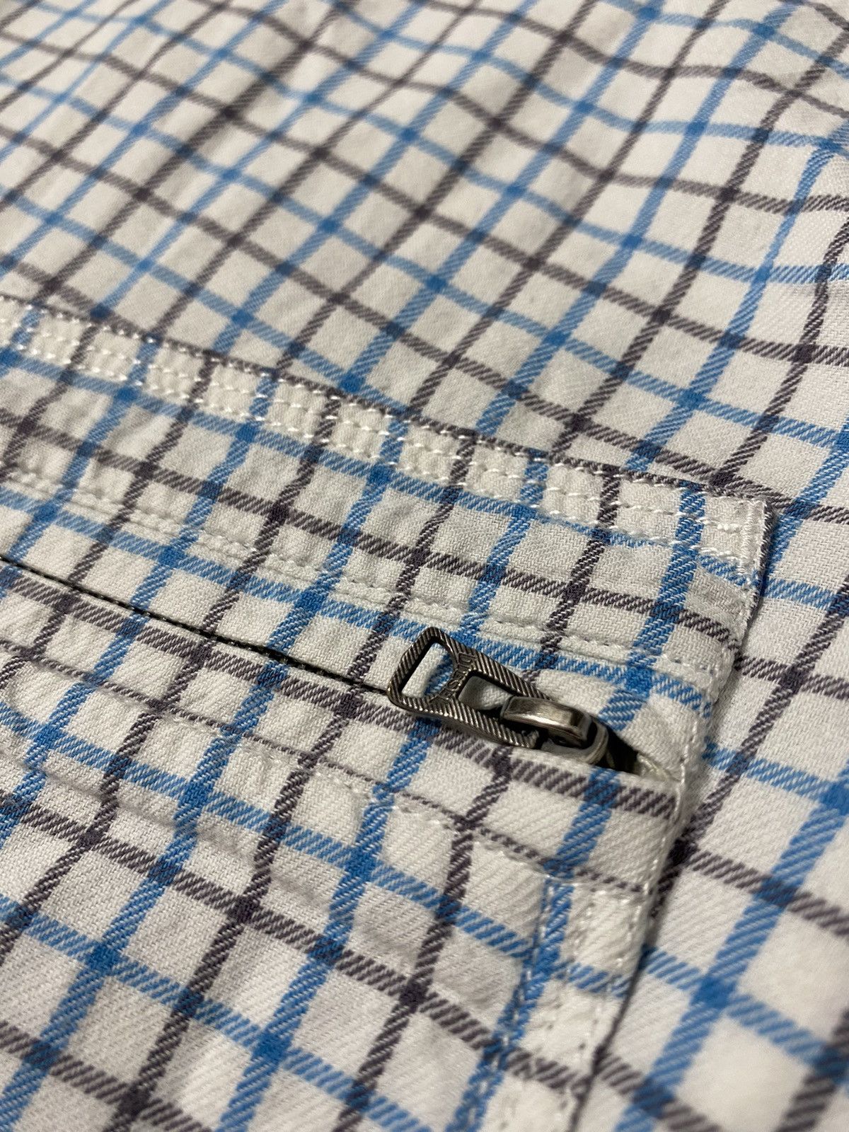 Diesel Vintage Diesel Button Up Check Shirt Zip Pocket Size XL Size US XL / EU 56 / 4 - 5 Thumbnail