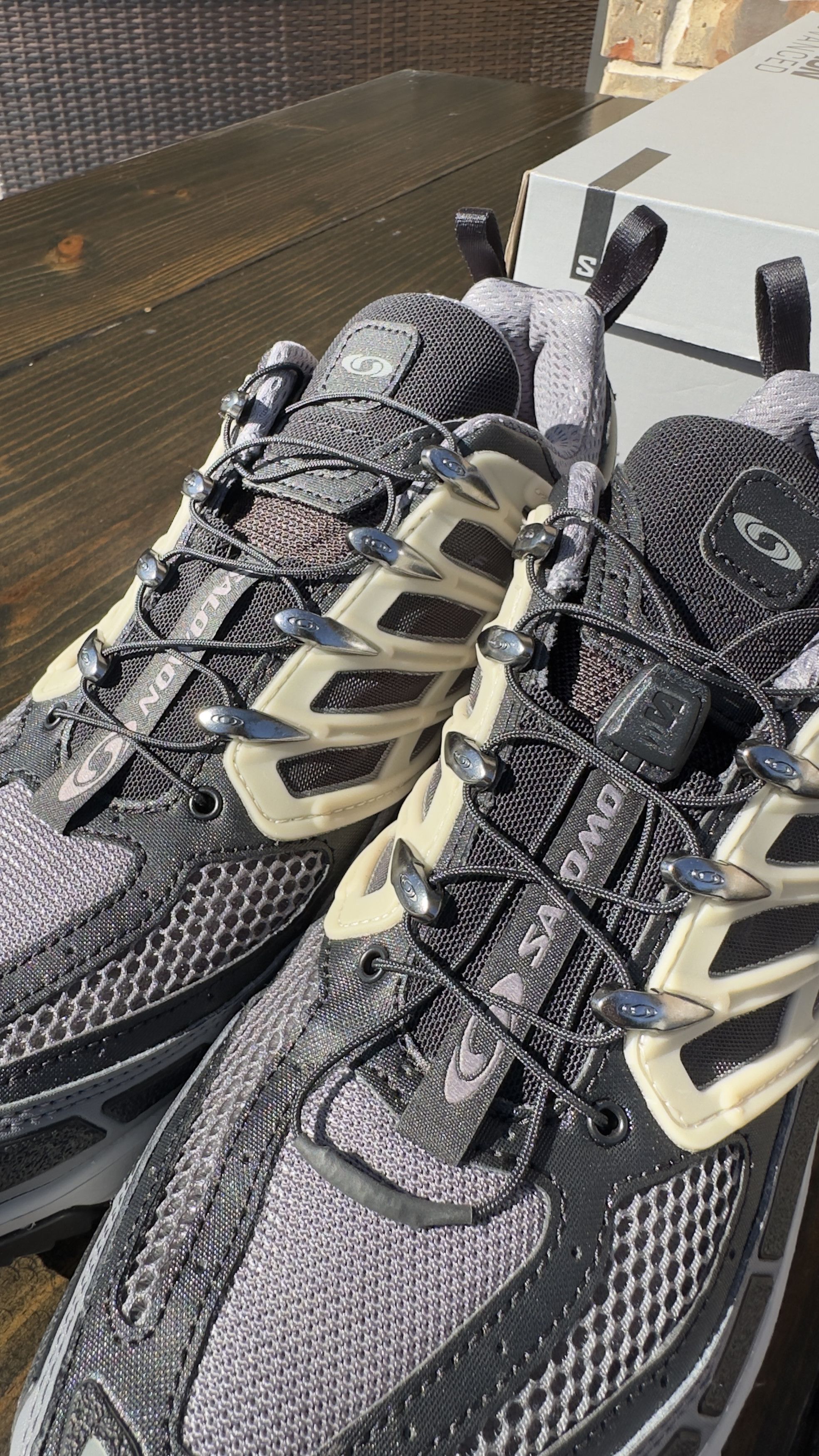 Salomon Salomon ACS Pro Advanced Black Grey Purple size 10 Size US 10 / EU 43 - 11 Thumbnail