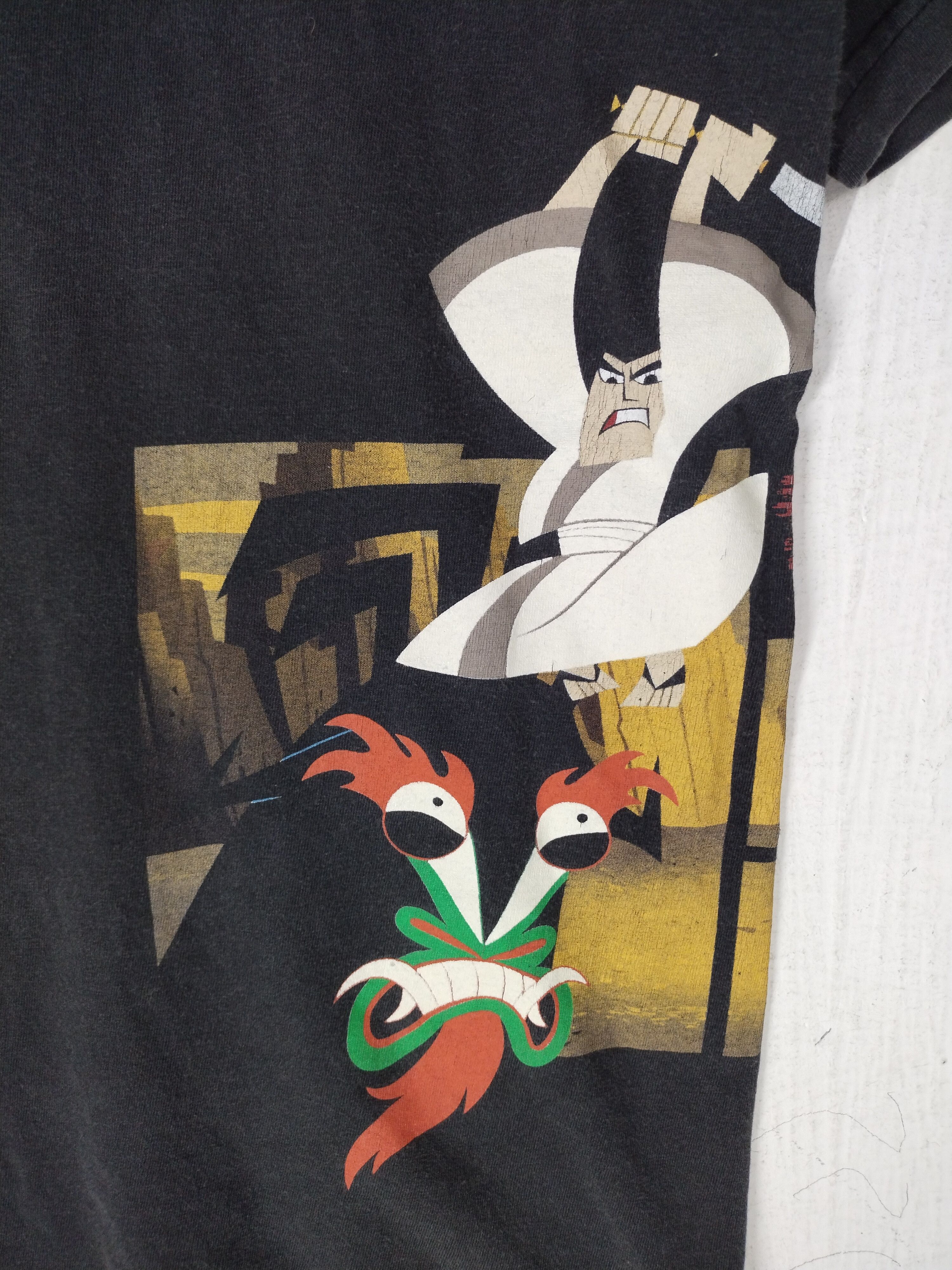 Vintage Vintage Samurai Jack Movie Network Distressed Faded Te Size US M / EU 48-50 / 2 - 7 Thumbnail