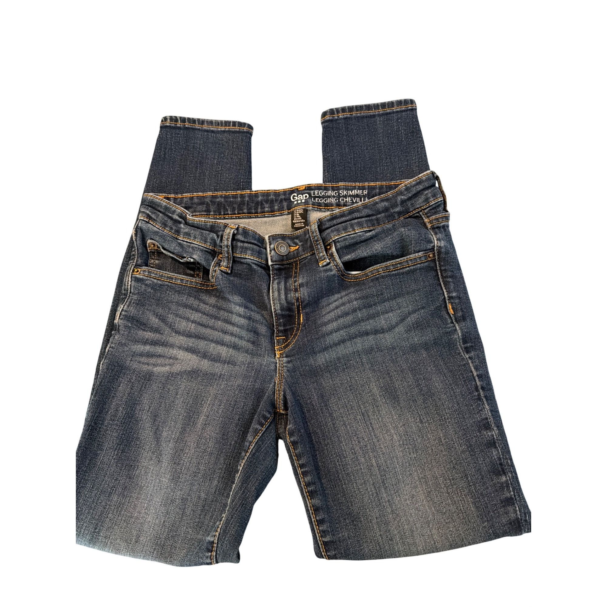 Gap Gap Legging Skimmer Jeans Blue Denim Skinny Stretch Cotton B Size 27" / US 4 / IT 40 - 1 Thumbnail