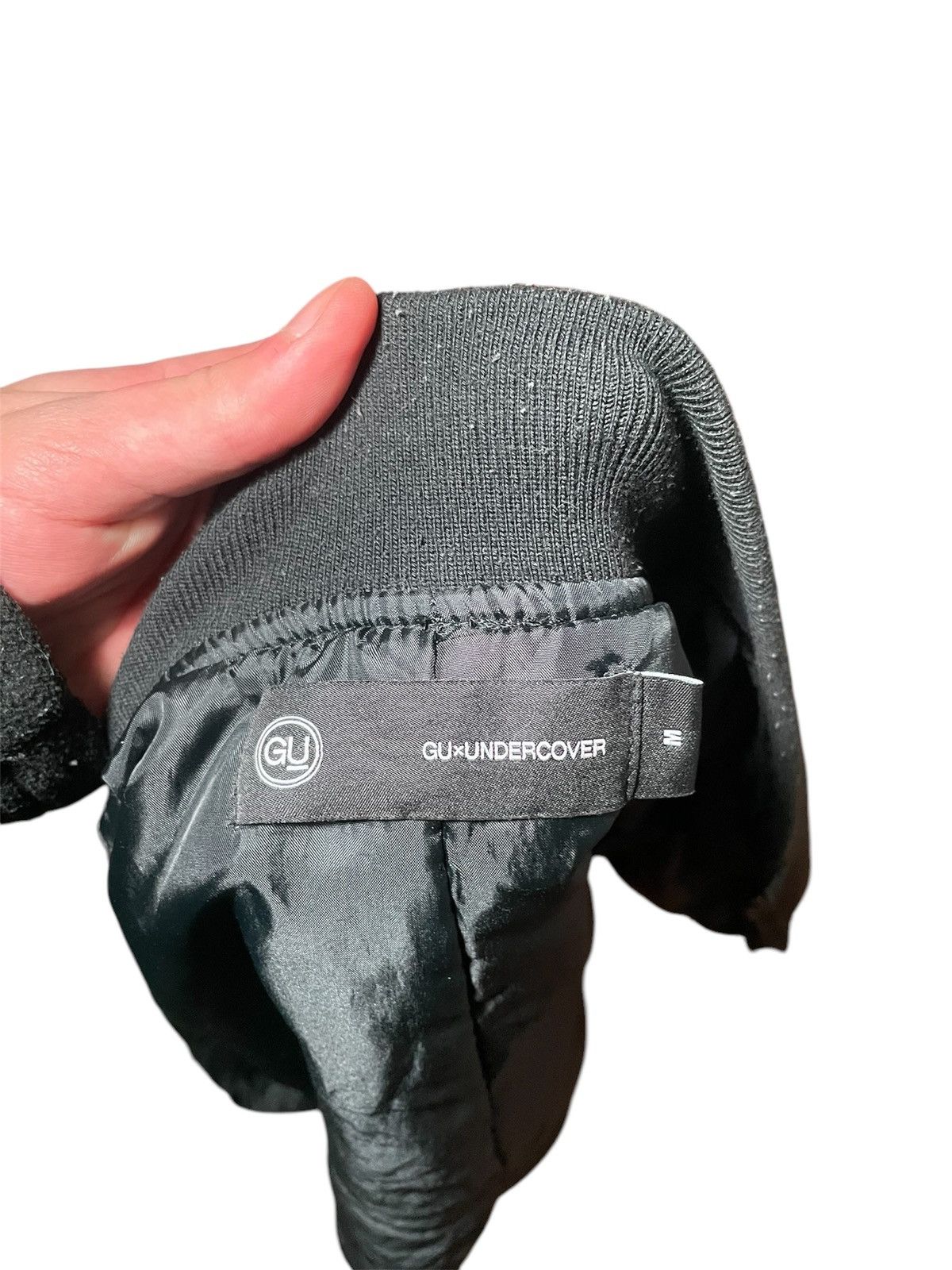 GU × Undercover GU x Undercover black bomber jacket “Freedom Noise” Size US M / EU 48-50 / 2 - 8 Thumbnail