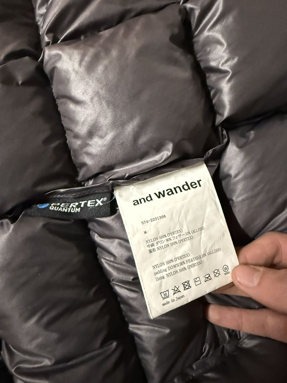 And Wander And Wander Diamond Stich Puffer Jacket Size US M / EU 48-50 / 2 - 7 Thumbnail