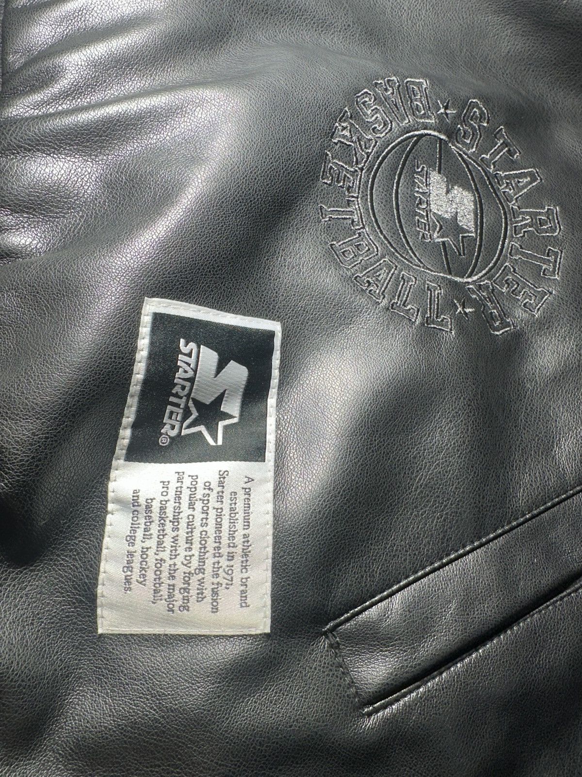 Vintage XXL BAGGY GENUINE LEATHER JACKET Size US XXL / EU 58 / 5 - 4 Thumbnail