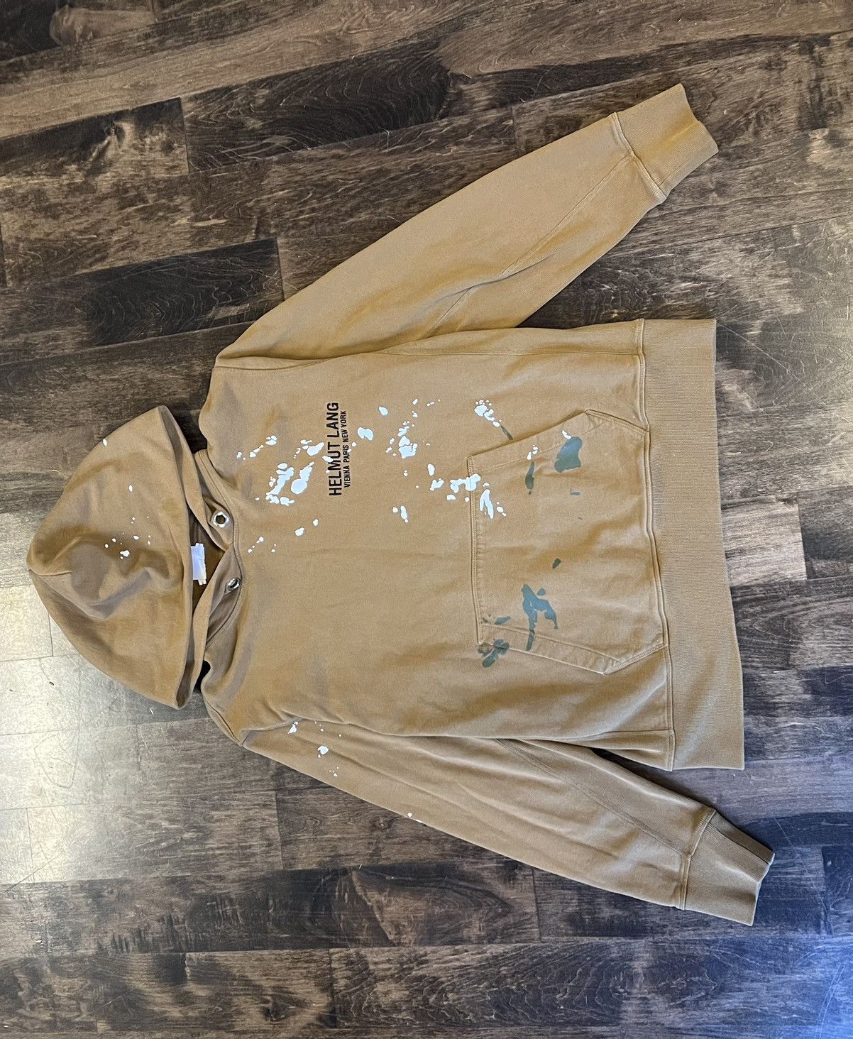 Helmut Lang Helmut Lang paint splatter hoodie Size US L / EU 52-54 / 3 - 1 Thumbnail