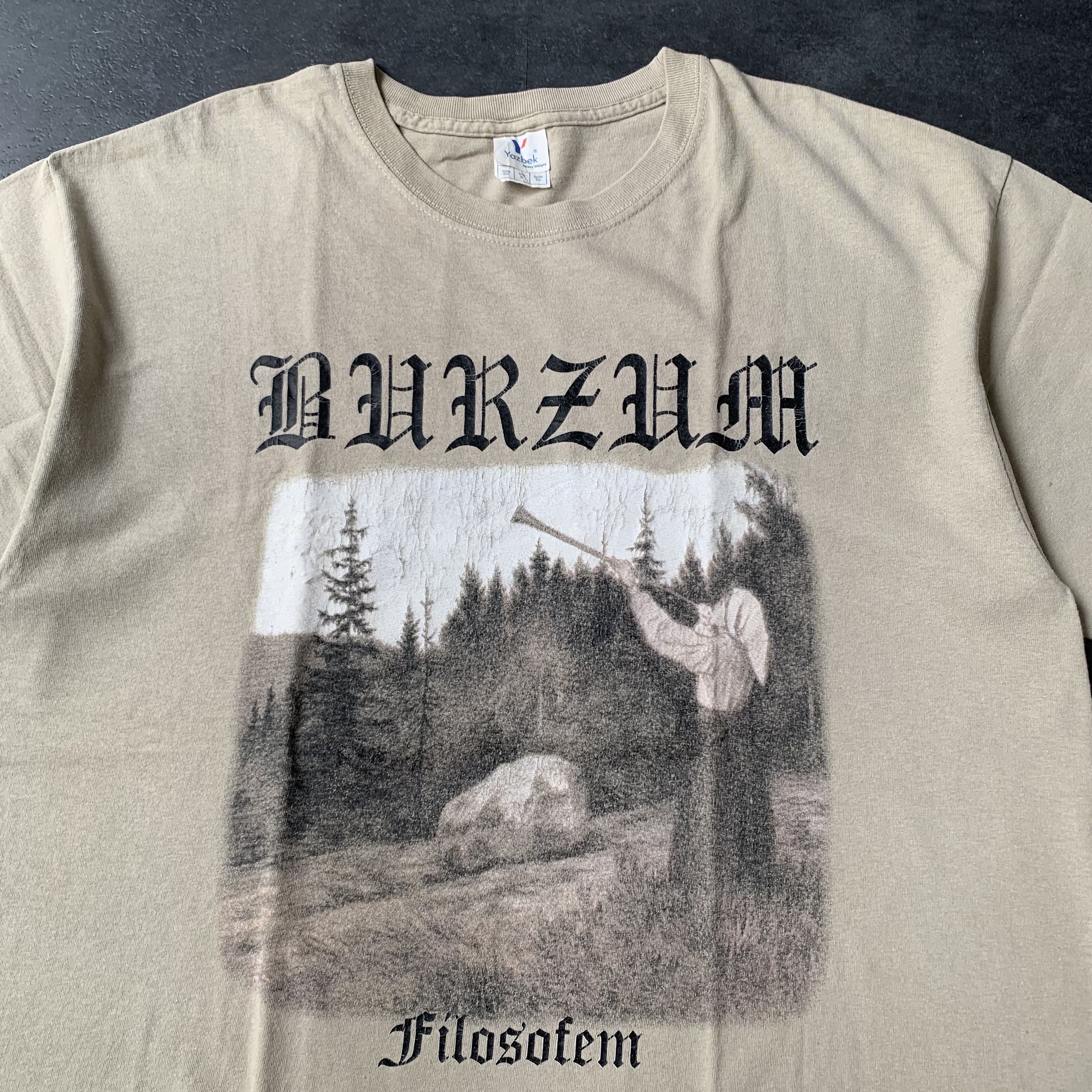 Vintage Vintage 2000s Burzum Filosofem Band Tee Shirt Size US XL / EU 56 / 4 - 3 Thumbnail