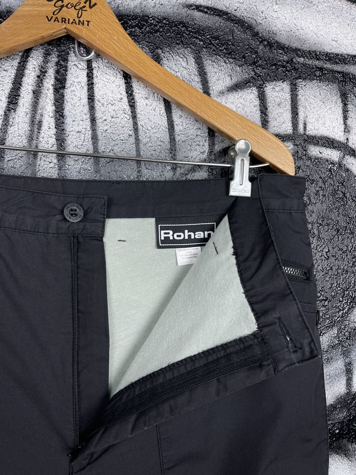 Other Rohan Vintage Outdoor Walking Black Winter Pants Men’s Size Large Size US 34 / EU 50 - 7 Thumbnail