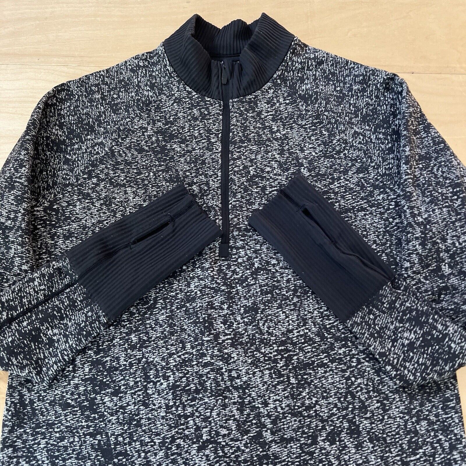 Lululemon Lululemon Rest Less Pullover 4 Black Half Zip Surge ABC Size S / US 4 / IT 40 - 4 Thumbnail