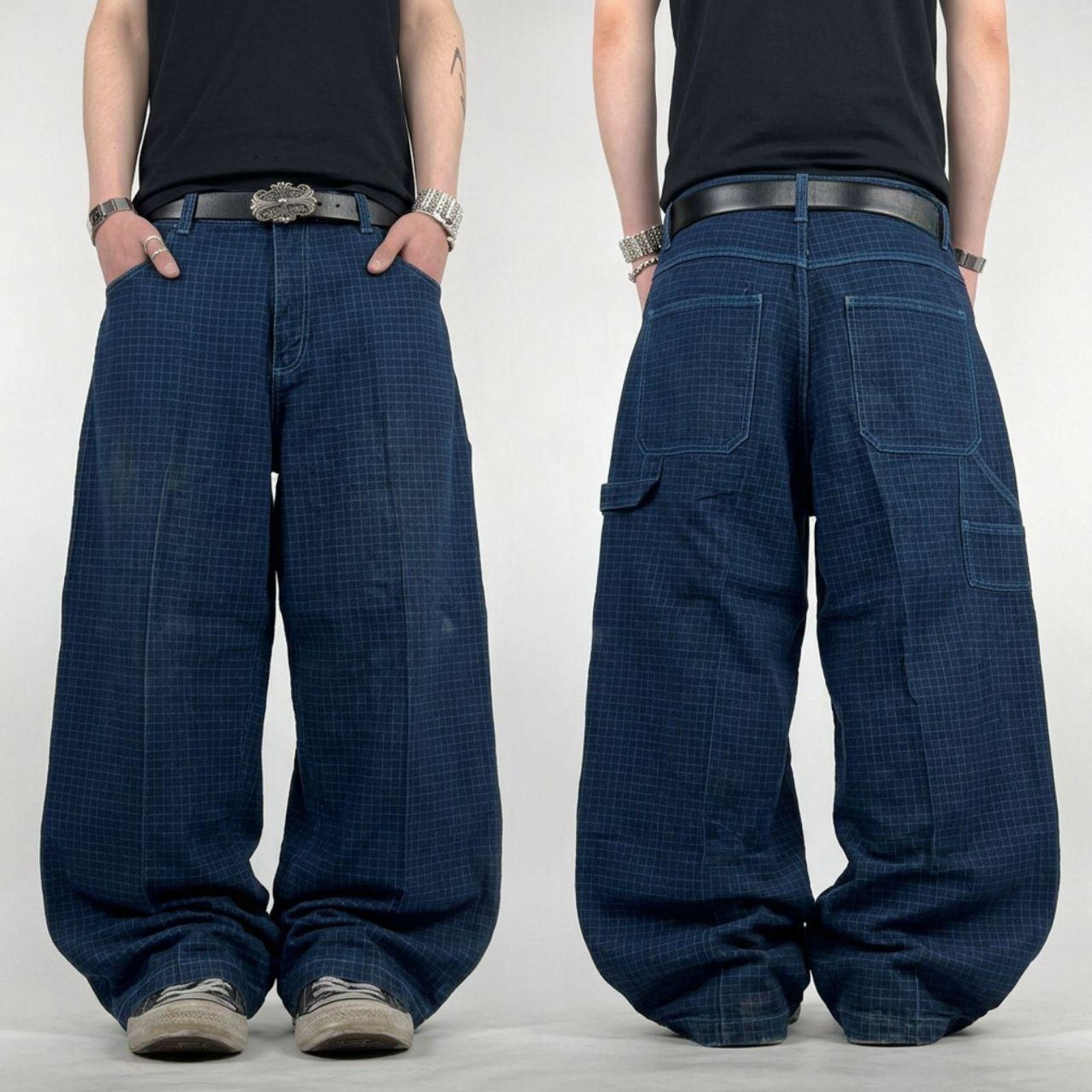 Other Vintage carpenter y2k grunge baggy wide leg skater rare jean Size US 38 / EU 54 - 1 Thumbnail