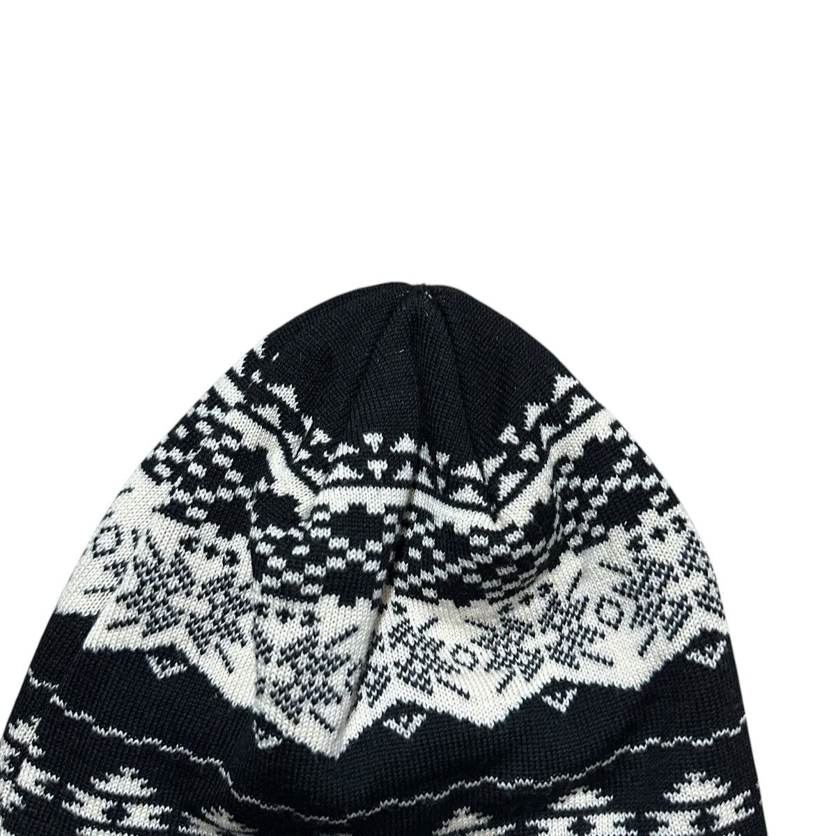 Pendleton Mens Y2K Pendleton Black White Wool Beanie Hat Size ONE SIZE - 6 Thumbnail