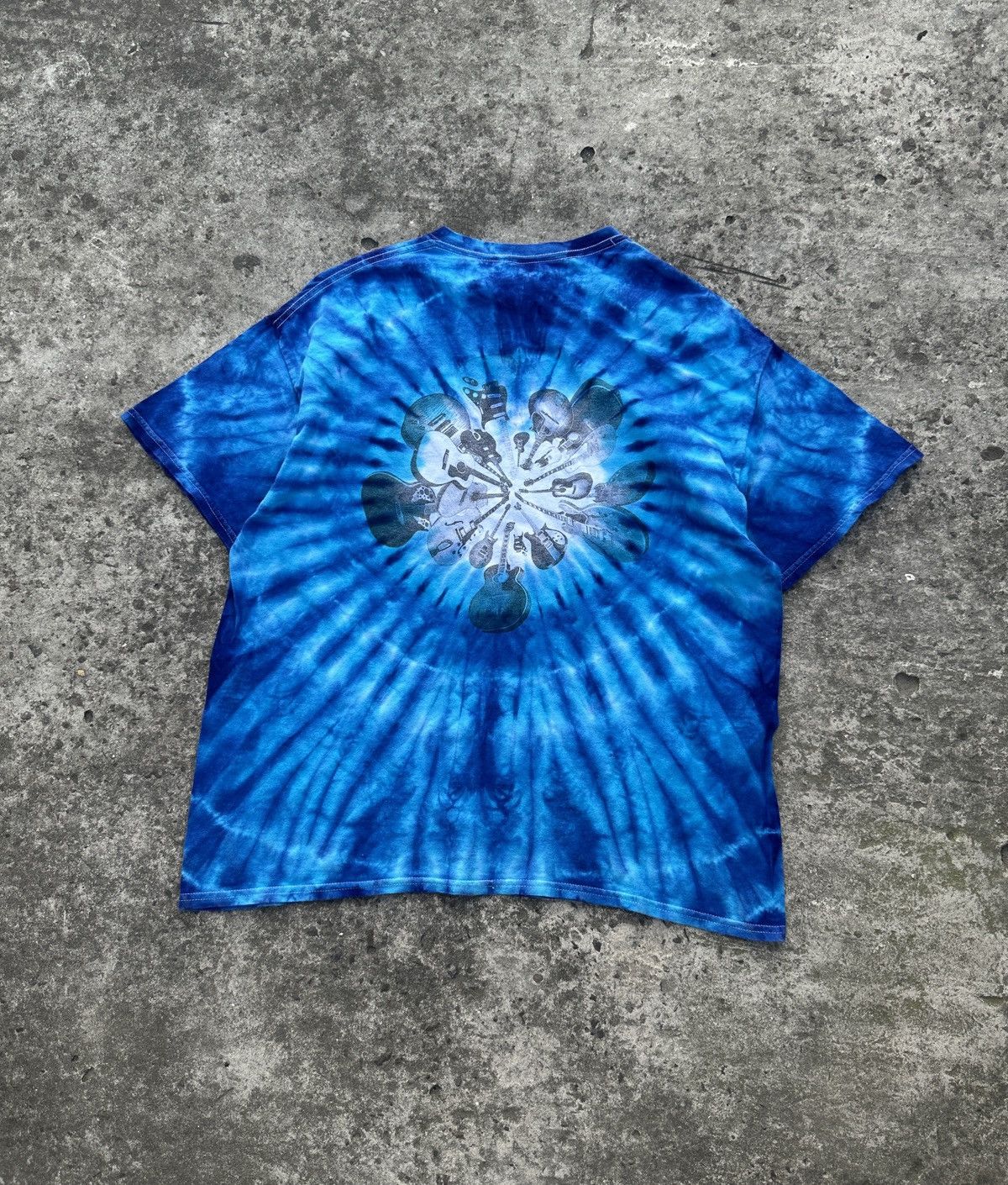 Gildan Vintage Woodstock Nation Tai Dai T-shirt Streetwear Usa XL Size US XL / EU 56 / 4 - 4 Thumbnail