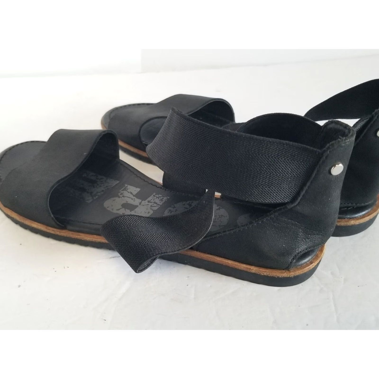 SOREL SOREL Ella II Sandal Women Size 8.5 Black Leather Strappy Slip On Casual Bohemian Size US 7 / IT 37 - 4 Thumbnail