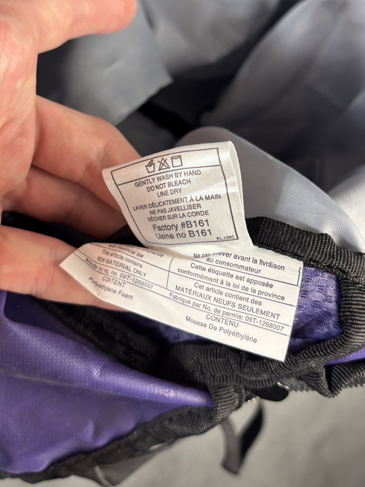 Adidas 2000s Adidas Duffle Bag Vintage Gym Bag Purple Sport Sack Size ONE SIZE - 11 Thumbnail