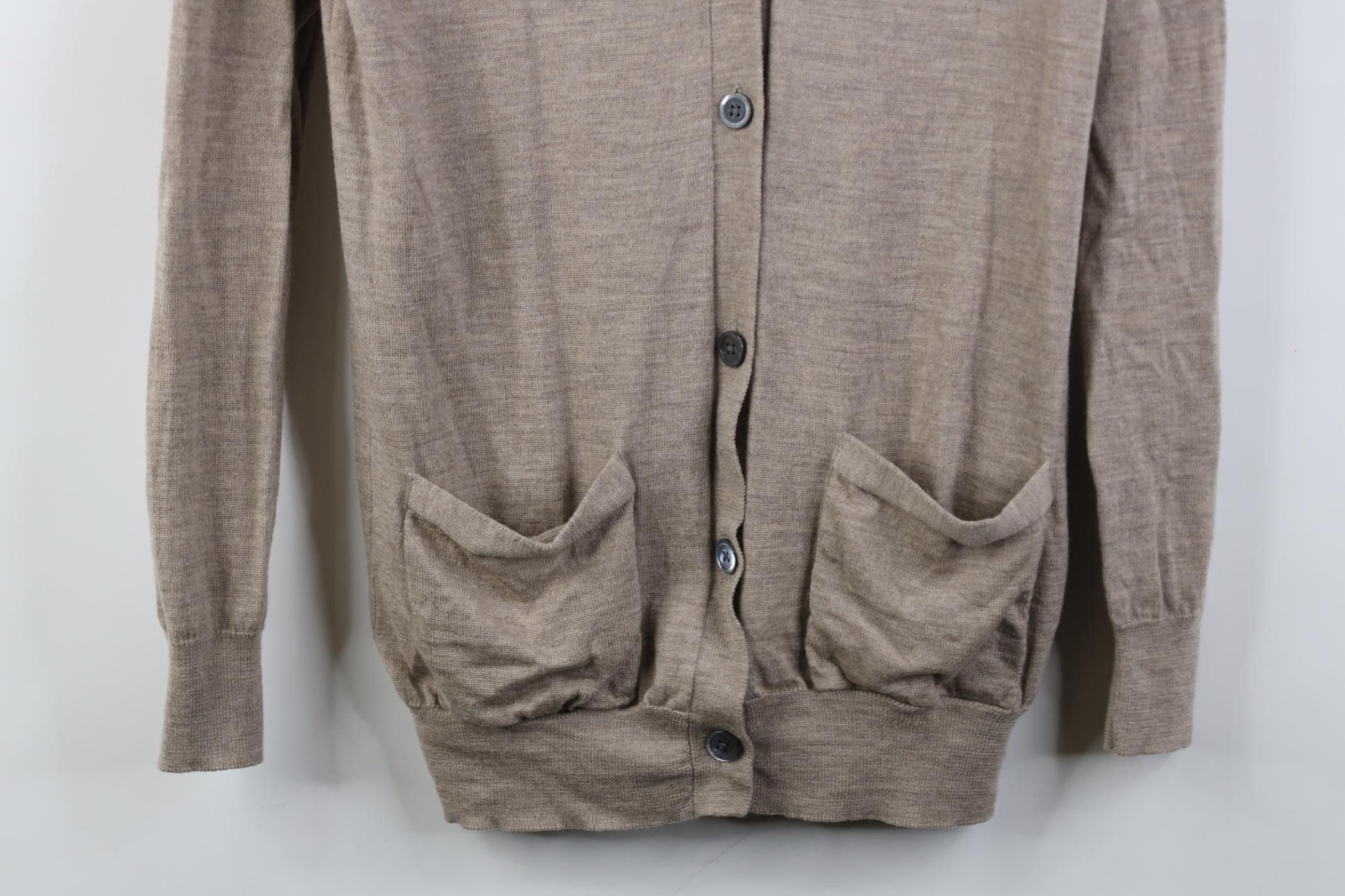 Polo Ralph Lauren Vintage 90s Ralph Lauren Merino Wool Knit Cardigan Sweater Size S / US 4 / IT 40 - 3 Thumbnail