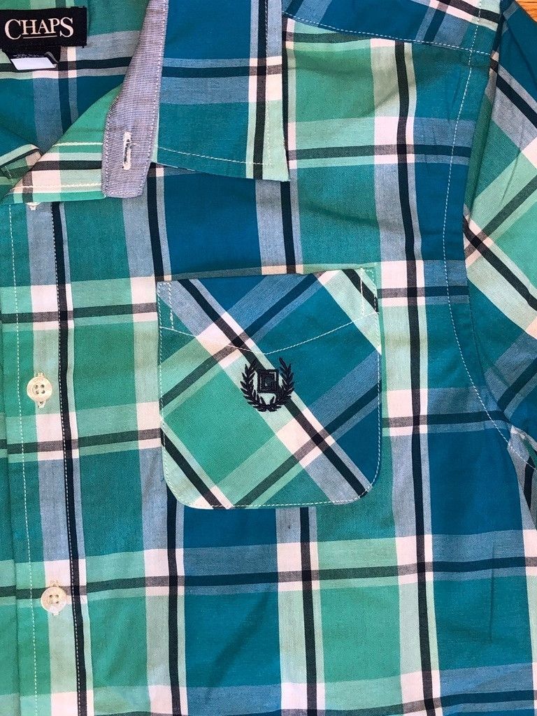 Chaps CHAPS MEN'S SUMMER SHIRT SHORT SLEEVE Size S Size US S / EU 44-46 / 1 - 2 Thumbnail