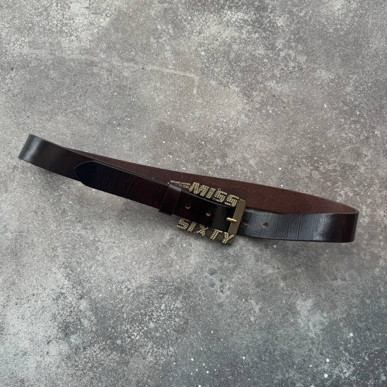 Miss Sixty Miss Sixty 2000's Vintage Glam Leather Belt Size ONE SIZE - 3 Thumbnail