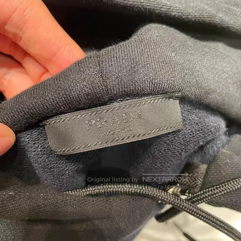 Prada Prada Blue Hoodie Sweatshirt L. Size US L / EU 52-54 / 3 - 3 Thumbnail