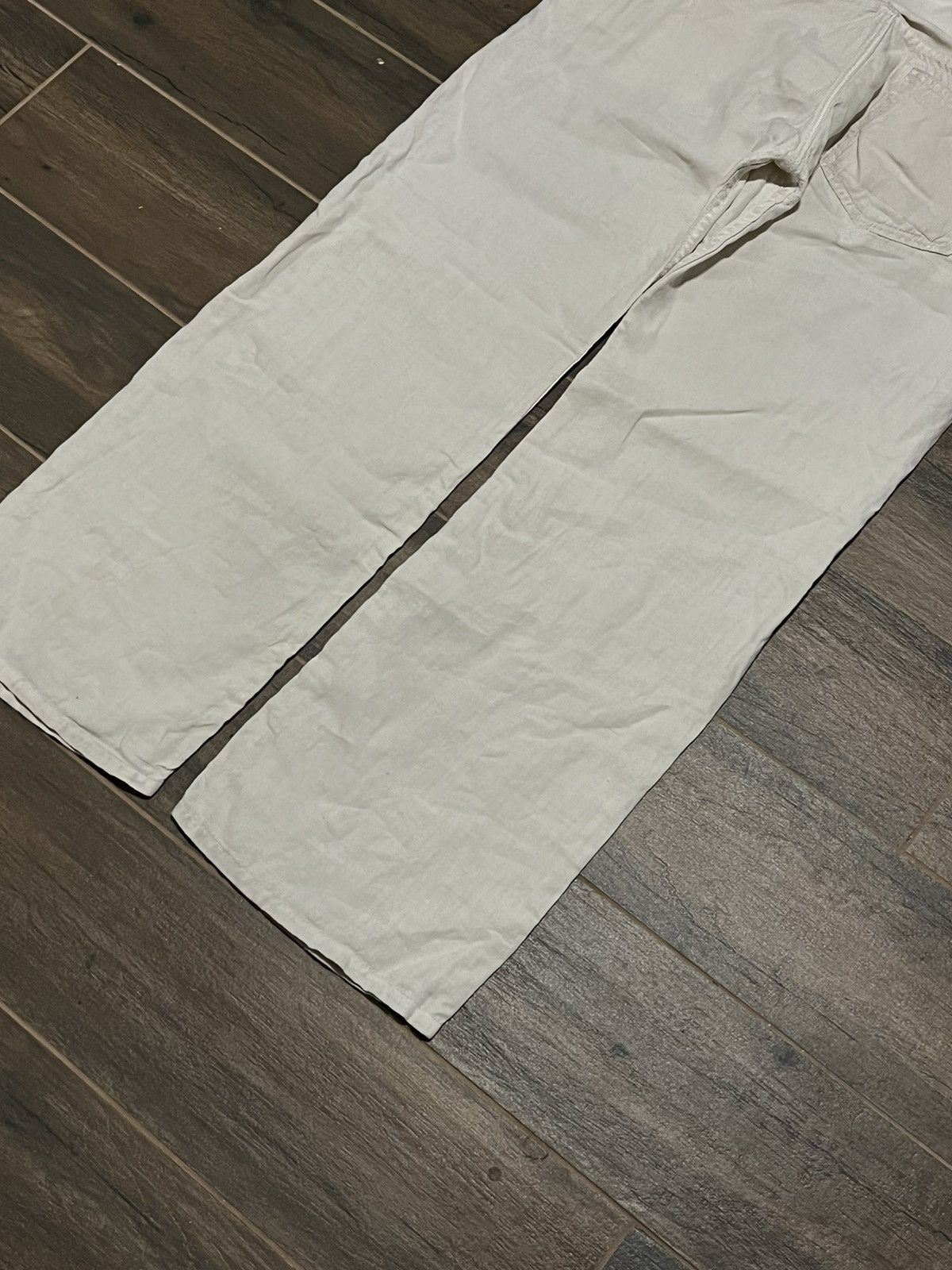 Yohji Yamamoto 🎐 Y's [1990s] Wide Textured Linen Pants Size US 30 / EU 46 - 9 Thumbnail